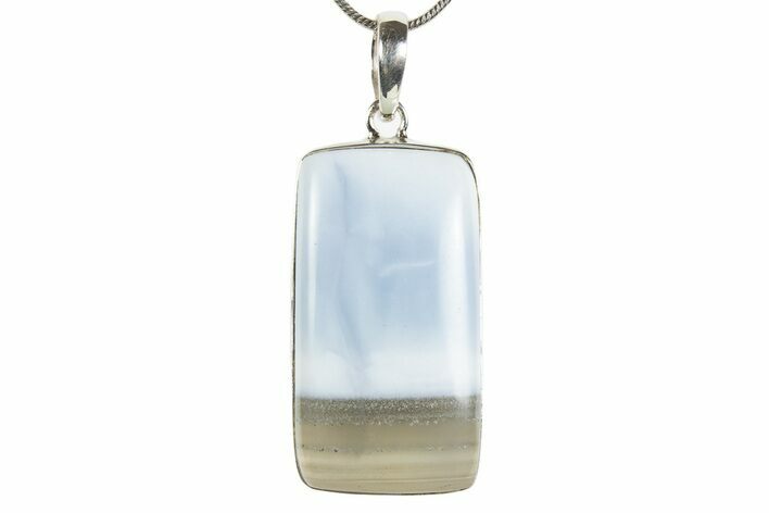 Owyhee Blue Opal Pendant (Necklace) - Sterling Silver #345228